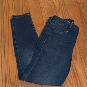 old navy dark wash jeans
